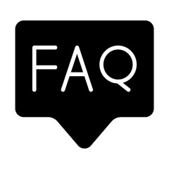 Chat Support Solid Icon