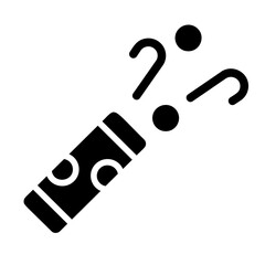 Confetti Explosion Solid Icon