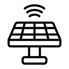 Energy Quantum Line Icon