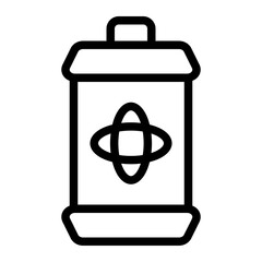 Hologram Quantum Line Icon