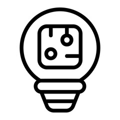 Light Quantum Line Icon