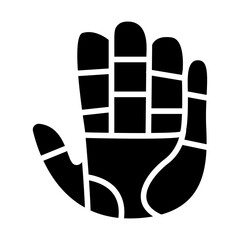Robot Hand Solid Icon