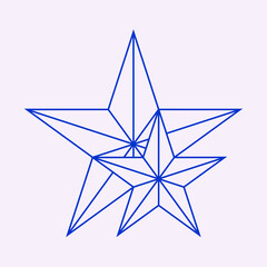 Obraz premium Star Symbol illustration