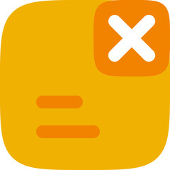 Obraz premium Notification Remove In Fill Icon