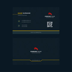 Professional business card template. Multipurpose id card template for company