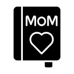 Book Of Mom Solid Icon