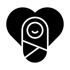 Mom’s Care Solid Icon