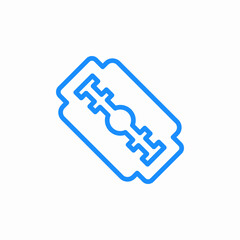razor blade icon sign vector