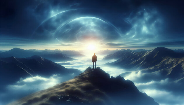 A dark royal throne room with a single golden crown on the throne, symbolizing absolute monarchy