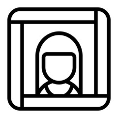 Mom's Wisdom Line Icon