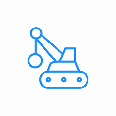 wrecking ball demolition