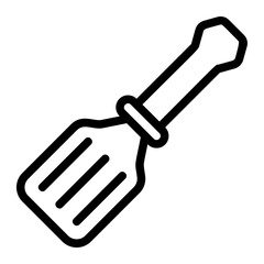 Screwdriver Line Icon