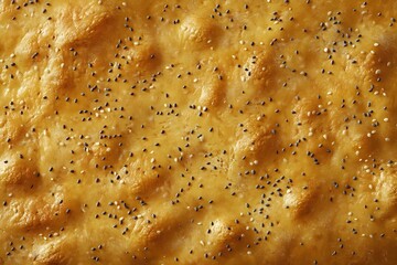 Close-Up of Artisan Bread with Seeds, Generative AI
