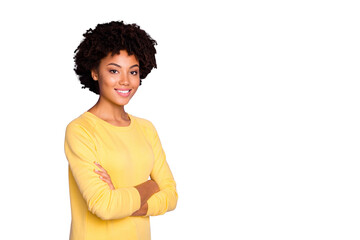 Close-up profile side view portrait of her she nice attractive charming lovely cute cheerful cheery...