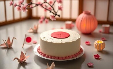 Japanese National Foundation Day Cake