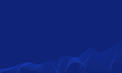 Blue Abstract Wave Background Design