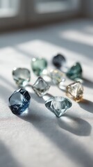 Sparkling Gems  Luxury Diamond Collection  Close up Photography