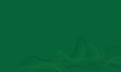 Smooth Green Energy Wave Motion Background