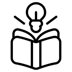 Book idea Line Icon