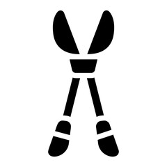 Grass cutter Solid Icon