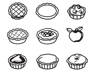 Freshly Baked Homemade Apple Pie On Rustic Wooden Table