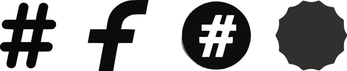 Fototapeta premium set of shapes vector