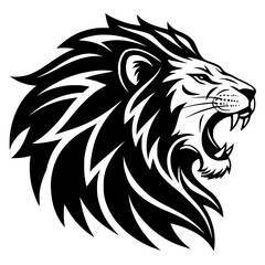 lion head vector