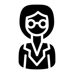 Professor Solid Icon