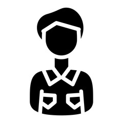 Salesman Solid Icon