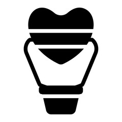 Air balloon event Solid Icon