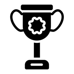 Proudly cup Solid Icon
