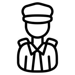 Pilot Line Icon