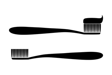 Toothbrush icon. Vector illustration design