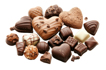 A heart shaped box filled with chocolate is the perfect gift for sweet and loving gestures