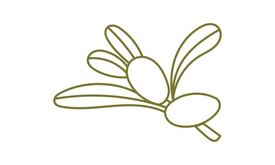 Olives Line Drawing. Green e Olive Frame. Olive Wreath Isolated. Floral Line Art. Fine Line Olive illustration. Black and white Olive Branches. Hand Drawn Olives. Wedding invitation greenery