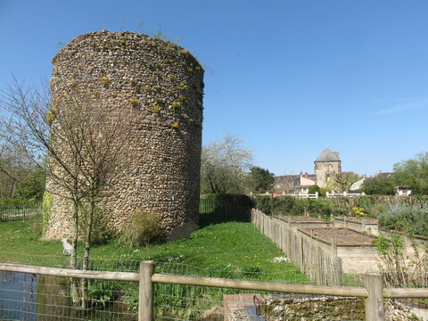 Ch&acirc;teau d'Illiers-Combray, Eure et Loire, Centre Val de Loire, Le Loir, France, Marcel Proust