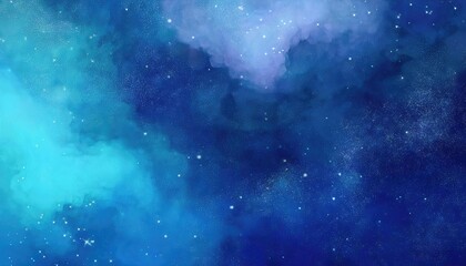 Vibrant Abstract Galaxy Dynamic Oceanic Swirls Meet Stellar Constellations in a Mesmerizing Celestial Seascape
