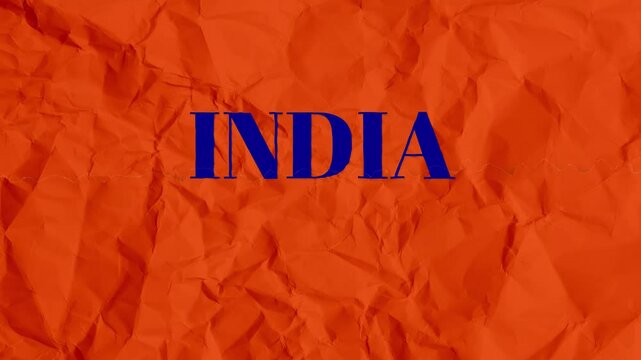 India Pakistan Partition Country Rival Sport Cricket  Paper Torn Effect 4K Video