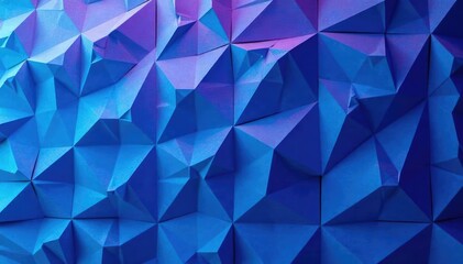 Fototapeta premium Repeating blue triangles form a vibrant geometric pattern , pattern, abstract