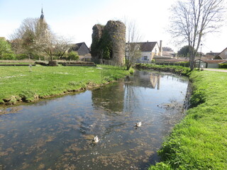 Château d'Illiers-Combray, Eure et Loire, Centre Val de Loire, Le Loir, France, Marcel Proust
