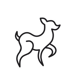 silhouette of a deer