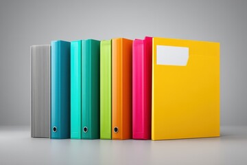 A group of identical folders with one brightly colored file labeled Top Candidate standing out