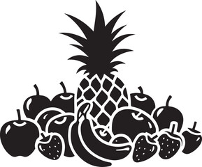 Fruit Silhouette Vector Bundle – Black SVG Clipart for Cricut & Design Projects

Black Fruit Vector Set – Apple, Banana, Pineapple, Berries & More Silhouettes

Fruit Clipart Silhouette Pack – Minimal 