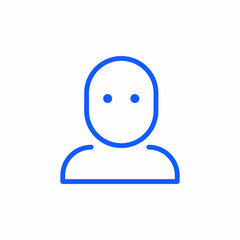male person icon sign vector