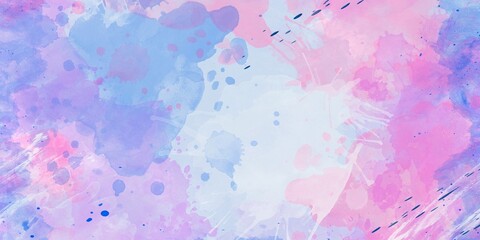 Abstract Watercolor Background with Pastel Colors