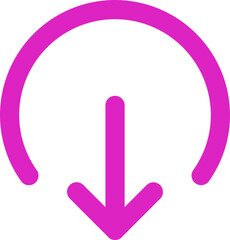 Logout Rounded In Outline Icon