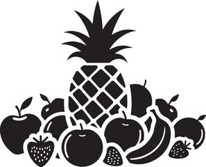 Fruit Silhouette Vector Bundle – Black SVG Clipart for Cricut & Design Projects

Black Fruit Vector Set – Apple, Banana, Pineapple, Berries & More Silhouettes

Fruit Clipart Silhouette Pack – Minimal 