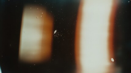Capturing the essence of movement through light leaks and vintage effects in an artistic blurred landscape