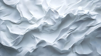 Obraz premium Dynamic white textured waves abstract art studio setting minimalist design horizontal perspective