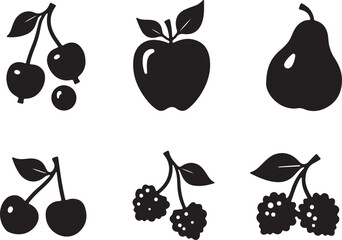Fruit Silhouette Vector Bundle – Black SVG Clipart for Cricut & Design Projects

Black Fruit Vector Set – Apple, Banana, Pineapple, Berries & More Silhouettes

Fruit Clipart Silhouette Pack – Minimal 